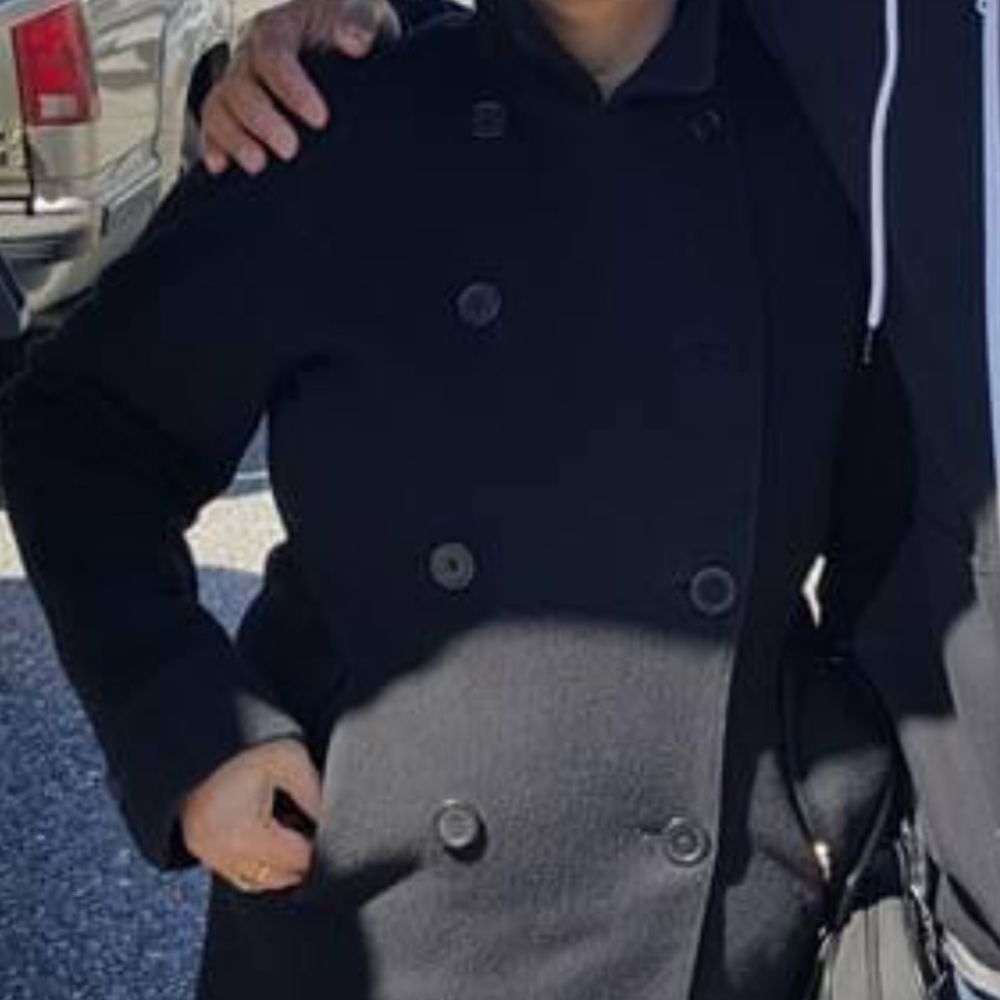Calvin Klein 100% Merino Wool Peacoat